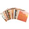 DCWV Double-Sided Cardstock Stack 12"X12" 36/Pkg-Desert Blossom, W/Gold Foil
